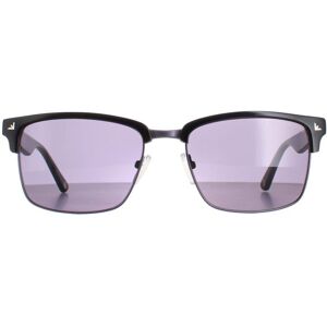 Duck And Cover Semi Rimless Mens Black Grey Dcs019 Metal - One Size