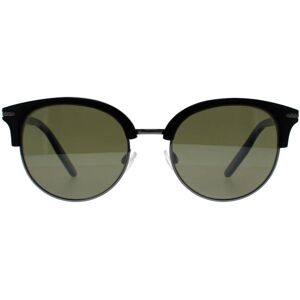 Serengeti Round Womens Shiny Dark Gunmetal Black Mineral Polarized 555nm Green Lela - Grey - One Size