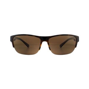 Polaroid Suncovers Rectangle Unisex Havana Brown Copper Polarized Sunglasses - One Size