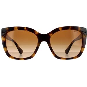 Ralph Lauren By Butterfly Womens Shiny Sponged Havana Brown Gradient Sunglasses - One Size