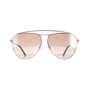 Tom Ford Aviator Womens Silver Havana Brown Gradient Mirror Binx Ft0681 Metal (Archived) - One Size