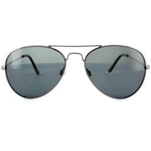 Polaroid Aviator Unisex Ruthenium Grey Polarized Sunglasses Metal (Archived) - One Size