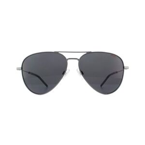 Hugo Hugo Boss Hugo Boss Mens By Aviator Dark Ruthenium Sunglasses - Grey, Size: 59x14x150mm Metal - Size 59x14x150mm