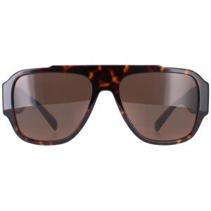 Versace Aviator Mens Havana Dark Brown Ve4436u - One Size