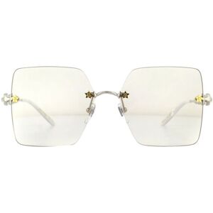 Gucci Womens Sunglasses Gg0644s 004 Silver Yellow Metal - One Size