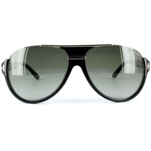 Tom Ford Mens Sunglasses 0334 Dimitry 01p Shiny Black Green Gradient Metal - One Size