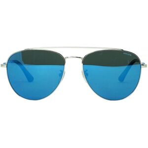 Police Mens Spl995m 579b Silver Sunglasses Metal (Archived) - One Size