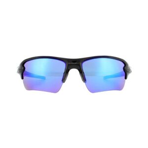 Oakley Mens Sunglasses Flak 2.0 Xl Oo9188-F7 Polished Black Prizm Sapphire Iridium Polarized - One Size
