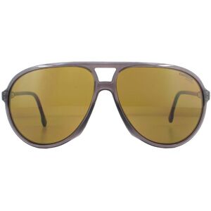 Carrera Aviator Mens Grey Brown Polarized Sunglasses - One Size