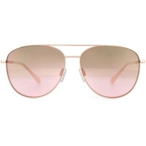 Ted Baker Womens Sunglasses Tb1524 Demi 402 Brushed Rose Gold Brown Gradient Metal - One Size