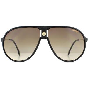 Carrera Aviator Mens Black Brown Gradient Sunglasses - One Size