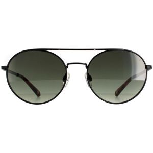 Ted Baker Round Unisex Black Grey Tb1531 Warner Sunglasses Metal - One Size