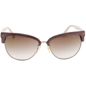 Tom Ford Pre-Owned Womens Tom Sunglasses In Beige Acrylic - One Size