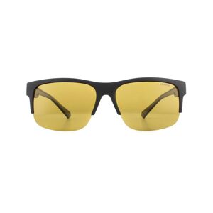Polaroid Suncovers Rectangle Unisex Black Yellow Polarized Sunglasses - One Size