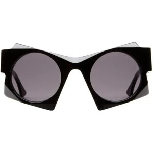 Kuboraum , Black Shine Mask Sunglasses ,Black unisex, Sizes: 47 MM