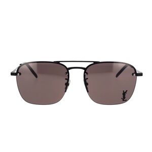 Saint Laurent , Caravan Style Sunglasses with YSL Logo ,Black male, Sizes: 59 MM