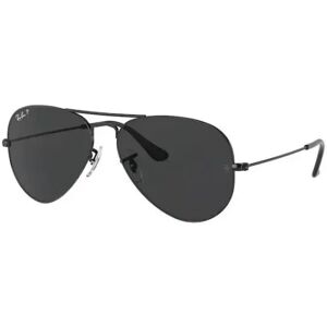 Ray-Ban , Aviator Rb3025 002/48 ,Black unisex, Sizes: 58 MM