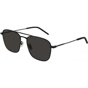 Saint Laurent , Stylish Men`s Sungles with 100% Metal Frame ,Black male, Sizes: 56 MM