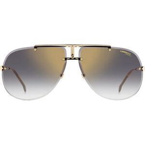 Carrera , Rectangular Aviator Sunglasses with Double Flat Bridge ,Yellow unisex, Sizes: 65 MM