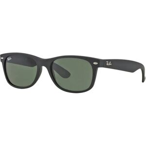 Ray-Ban , New Wayfarer Sunglasses in Black with Green Lenses ,Black unisex, Sizes: 55 MM