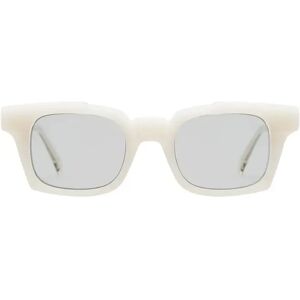 Kuboraum , White & Grey Mask Sunglasses ,White female, Sizes: ONE SIZE