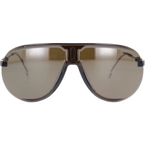 Carrera , Unique Rimless Sunglasses with Mask Lens ,Gray unisex, Sizes: ONE SIZE