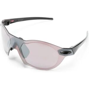 Oakley , Glitter Round Sunglasses Purple Tint ,Gray male, Sizes: ONE SIZE