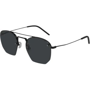 Saint Laurent Black SL 422 Sunglasses - BLACK-BLACK-BLACK - Size: UNI - male