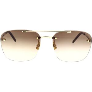 Saint Laurent , Rimless Caravan Sunglasses Sl309 ,Yellow female, Sizes: 58 MM