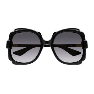 Gucci , Gucci Gg1431S 001 Sunglasses ,Black unisex, Sizes: 57 MM