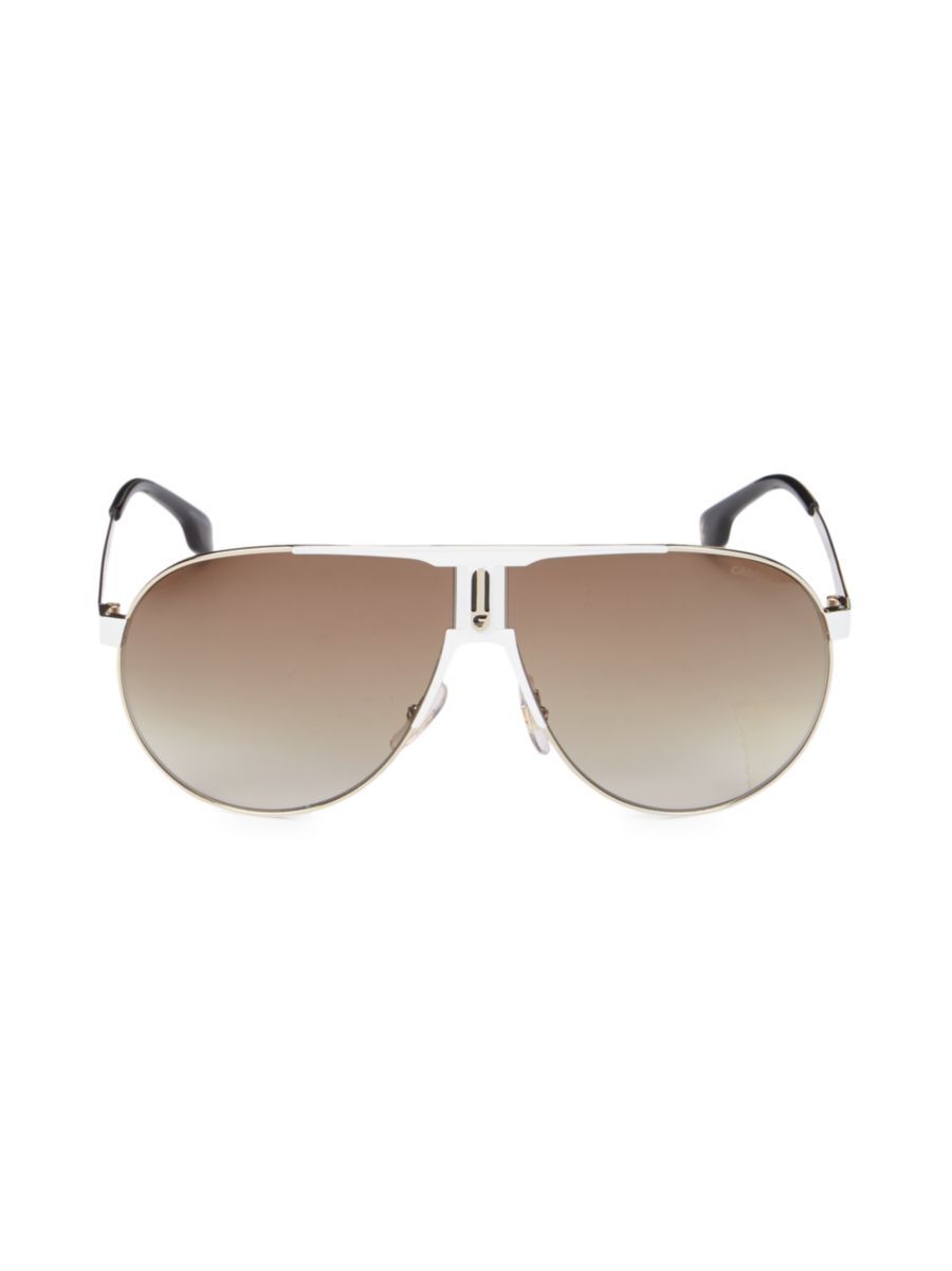 Photos - Sunglasses Carrera Women's 66MM Aviator  - Beige - female - Size: one-size 