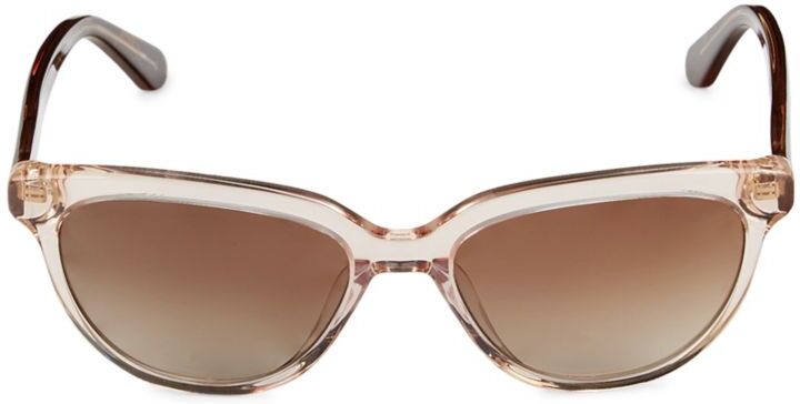 Photos - Sunglasses Kate Spade new york Women's Cayenne 54MM Oval  - Brown - female 