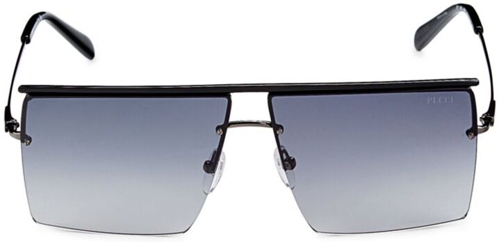 Photos - Sunglasses Emilio Pucci Women's 62MM Square  - Black - female - Size: one-s 