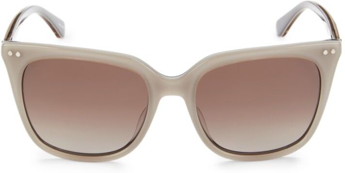 Photos - Sunglasses Kate Spade new york Women's Giana 54MM Square  - Havana - female 