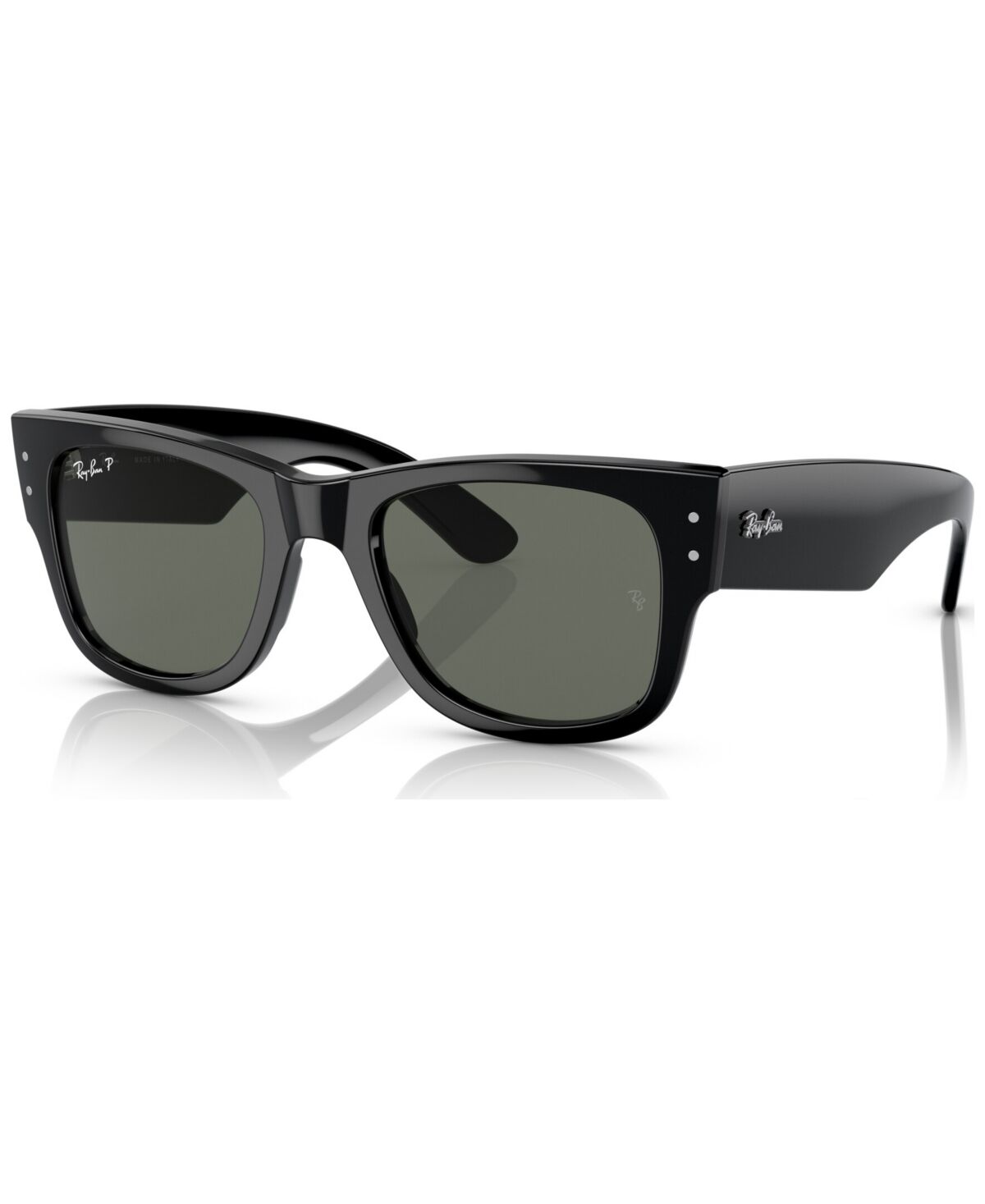 Ray-Ban Mega Wayfarer 51 Unisex Polarized Sunglasses - Black