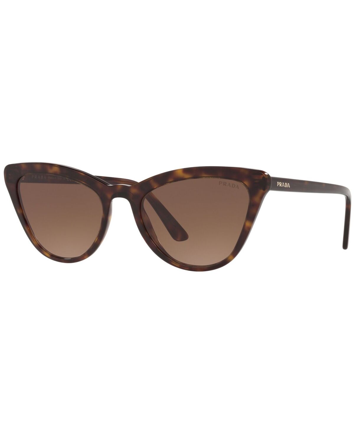 Prada Sunglasses, Pr 01VS Gradient - HAVANA/BROWN GRADIENT