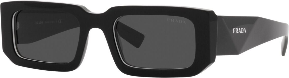 Prada Unisex Sunglasses, Pr 06YS - Black, White