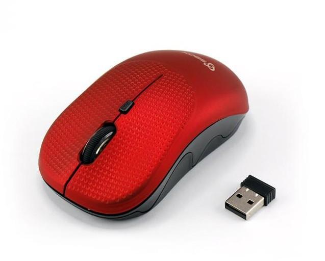 Sbox Mouse Wireless 1600dpi WM-106R Strawberry Rosso