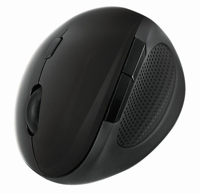 Logilink Mouse Ottico Ergonomico Wireless 1600dpi Nero