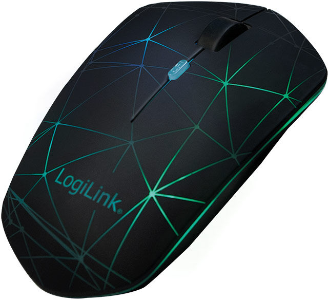 Logilink Mouse Bluetooth v.3.0 Ricaricabile 1600dpi Retroilluminato