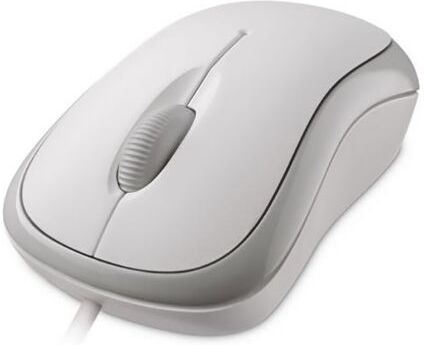 Microsoft Mouse Ottico Compatto Bianco USB Cablato , pulsanti 3, P58-00058