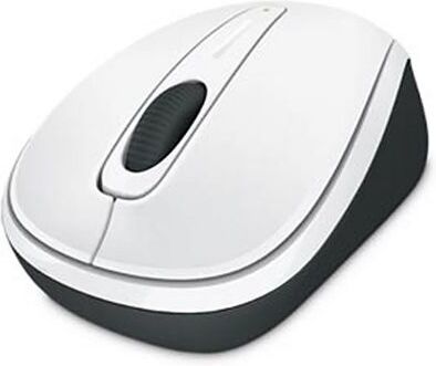 Microsoft Mouse Tecnologia BlueTrack™ Compatto Bianco lucido Wireless , pulsanti 3, GMF-00196