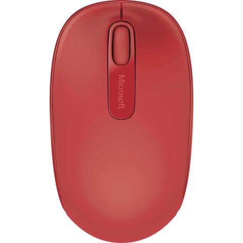 Microsoft draadloze mobiele muis 1850  - 10.56 - rood
