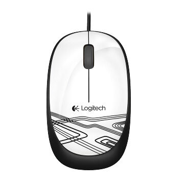 Logitech Mouse M105 White Wer Occident Packaging