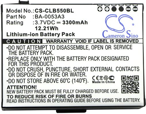 Cameron Sino Clb550Bl Battery Replacement Cipherlab Barcode Scanner