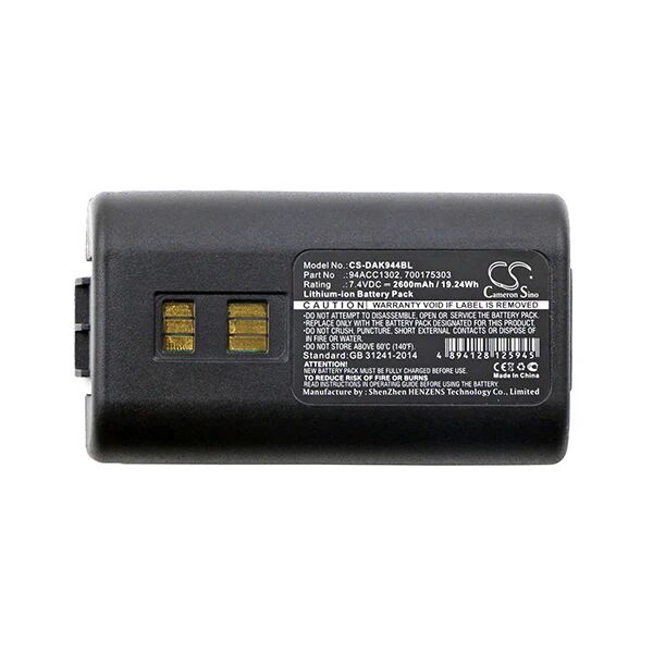 Cameron Sino Dak944Bl Battery Replacement Datalogic Barcode Scanner