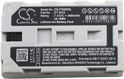 Cameron Sino It3000Xl Battery Replacement For Casio Barcode Scanner