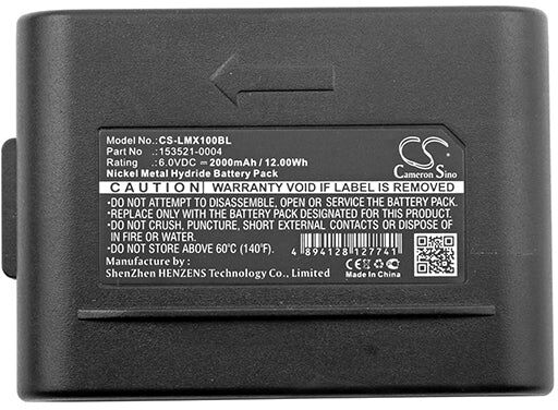 Cameron Sino Lmx100Bl Battery Replacement For Lxe Barcode Scanner