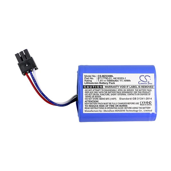 Cameron Sino Mz220Bl Battery Replacement For Cognex Barcode Scanner