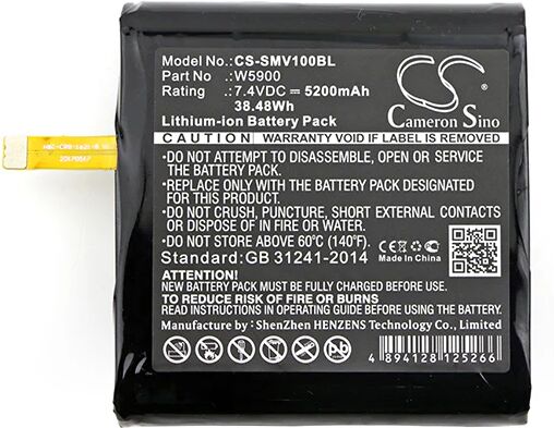 Cameron Sino Smv100Bl Battery Replacement For Sunmi Barcode Scanner